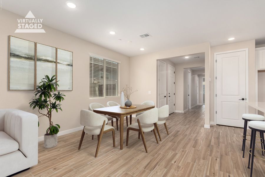 Furnished interior view inside a new home in Mira Vista at Victory, Buckeye (Image 5).