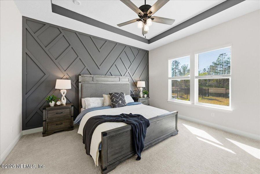 Furnished interior view inside a new home in , St. Johns (Image 19).