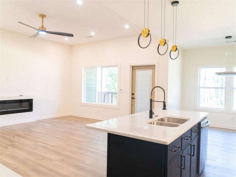 Furnished interior view inside a new home in , Covington (Image 8).