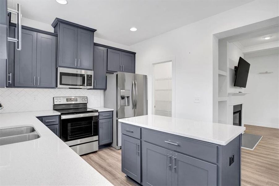 Furnished interior view inside a new home in Renaissance at South Park, Fairburn (Image 11).