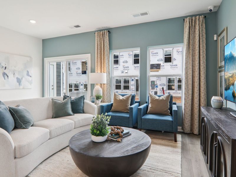 Furnished interior view inside a new home in Meadows at Wilson Farms - The Summit Series, Fort Mill (Image 5).