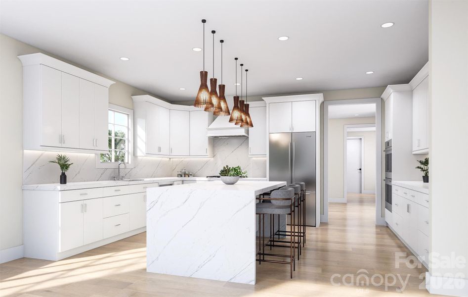 Furnished interior view inside a new home in , Kinston (Image 6).