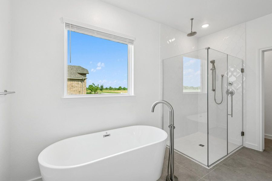 Relaxing primary bath (*Photo not of actual home and used for illustration purposes only.)