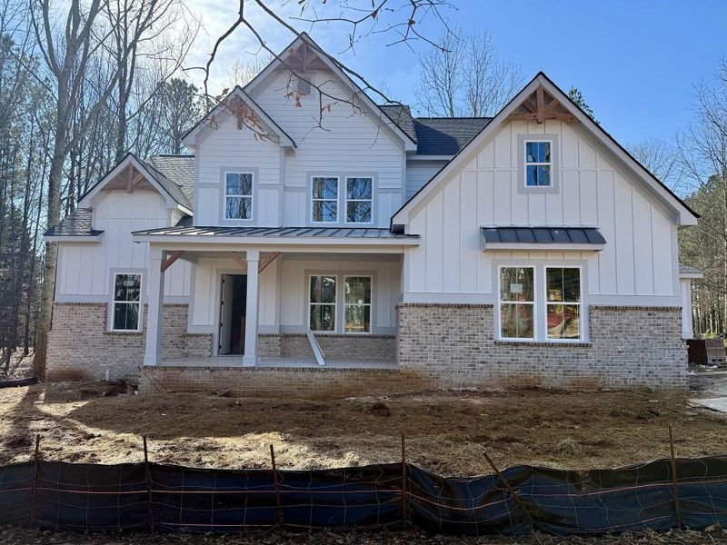In-progress construction of a new home in , Cumming, GA (Image 4).
