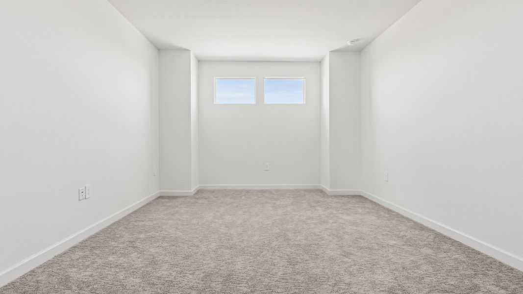 Representative unfurnished interior of a home built from the Phoenician by D.R. Horton in The Ridge at Stone Butte, Phoenix (Image 39). Representative unfurnished interior of a home built from the Phoenician by D.R. Horton in The Ridge at Stone Butte, Phoenix (Image 39).