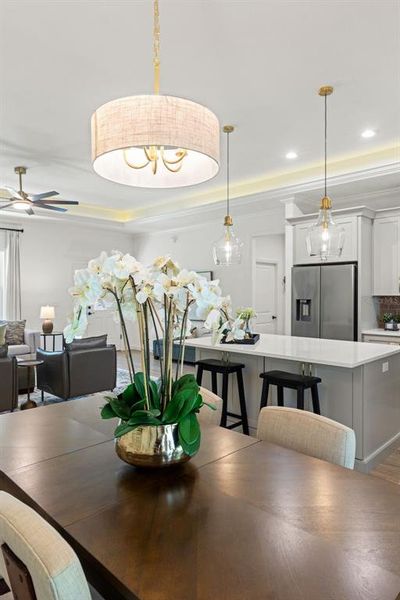 Furnished interior view inside a new home in , Citrus Springs (Image 42).