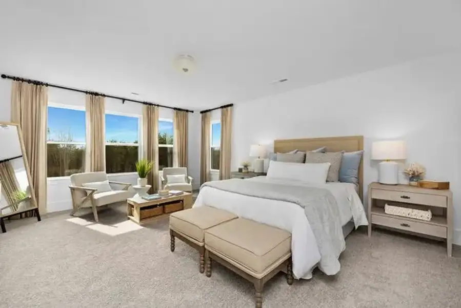 Representative furnished interior of a home built from the Jasper by True Homes in Deerwood Place, North Charleston (Image 8).