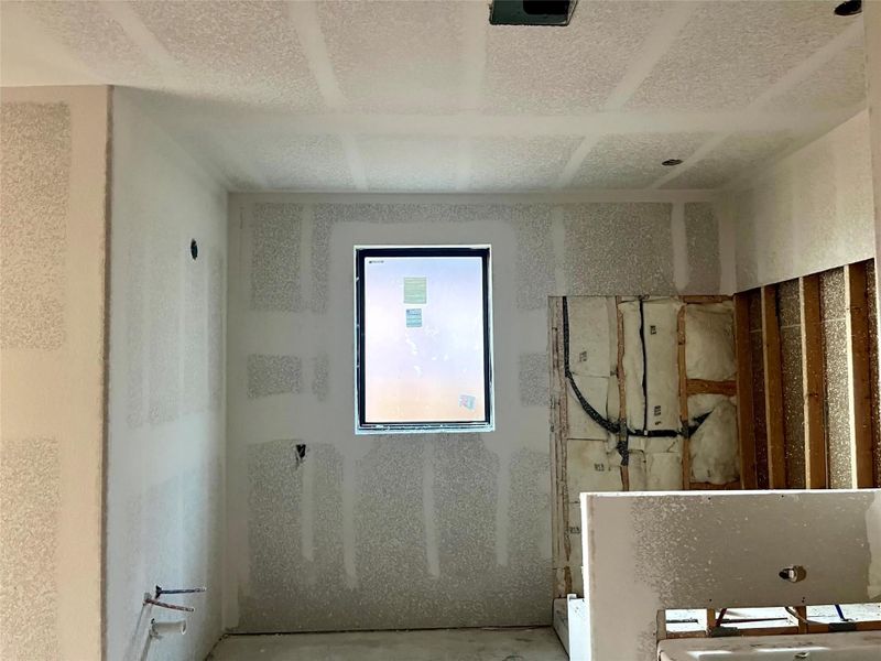 Actual progress of your home.