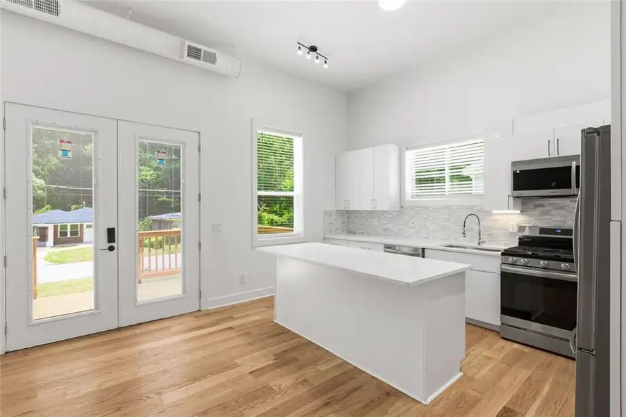 Furnished interior view inside a new home in , Atlanta (Image 10).