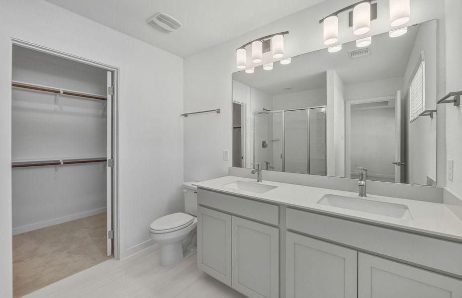 Furnished interior view inside a new home in Monarch on Main, Round Rock (Image 11).