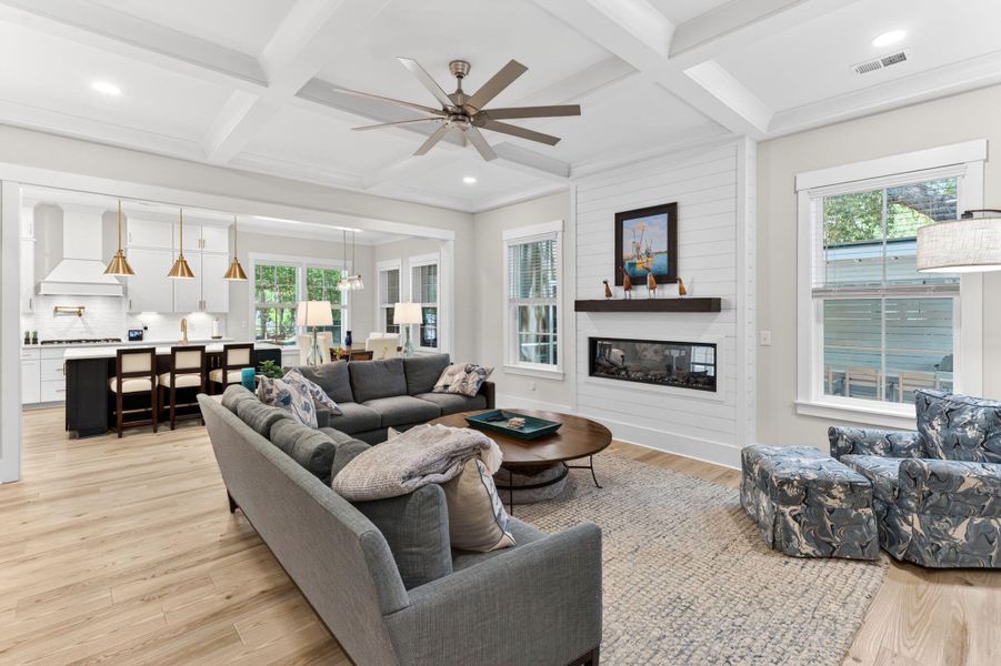 Furnished interior view inside a new home in Fiddler Cove, Mount Pleasant (Image 37).