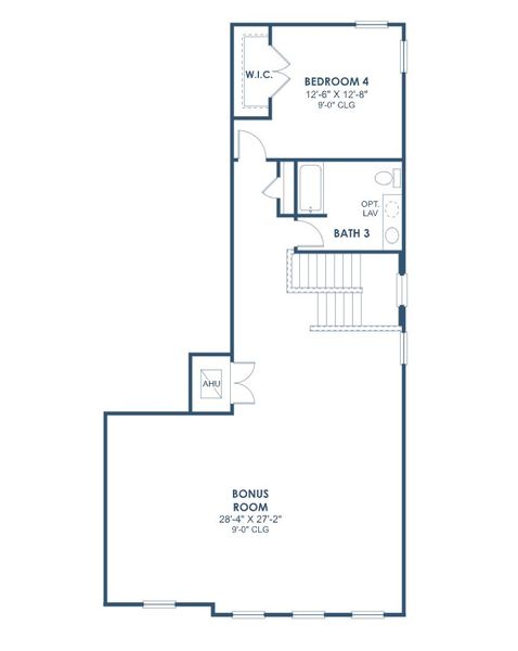2D floor plan layout for the Key West II by Homes by WestBay in Star Farms at Lakewood Ranch, Lakewood Ranch, FL (Image 6).