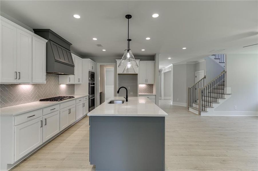 Furnished interior view inside a new home in , Buford (Image 13).