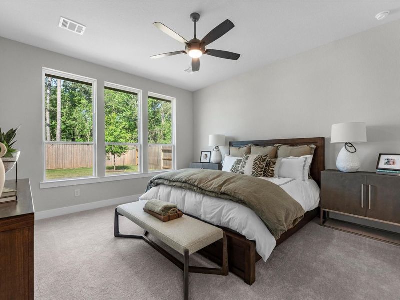 Furnished interior view inside a new home in Clopton Farms, Montgomery (Image 13).