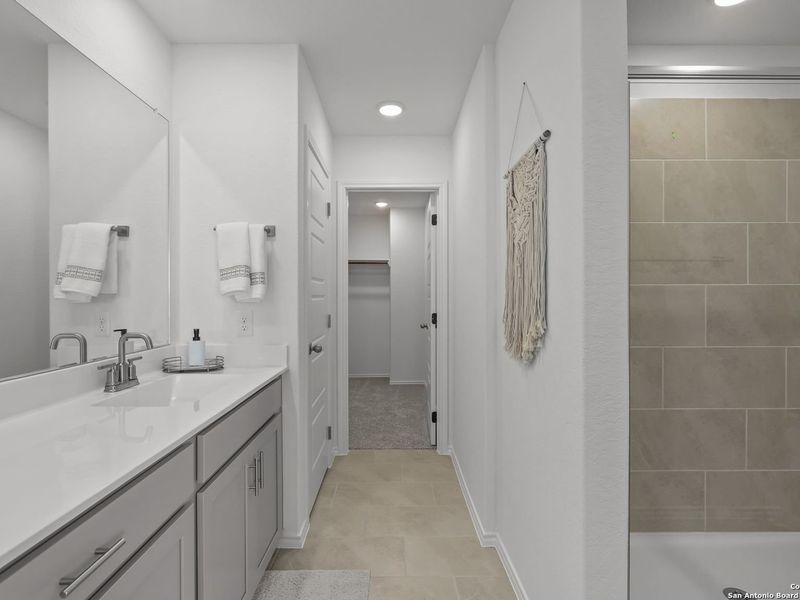 Furnished interior view inside a new home in Applewhite Meadows, San Antonio (Image 15).
