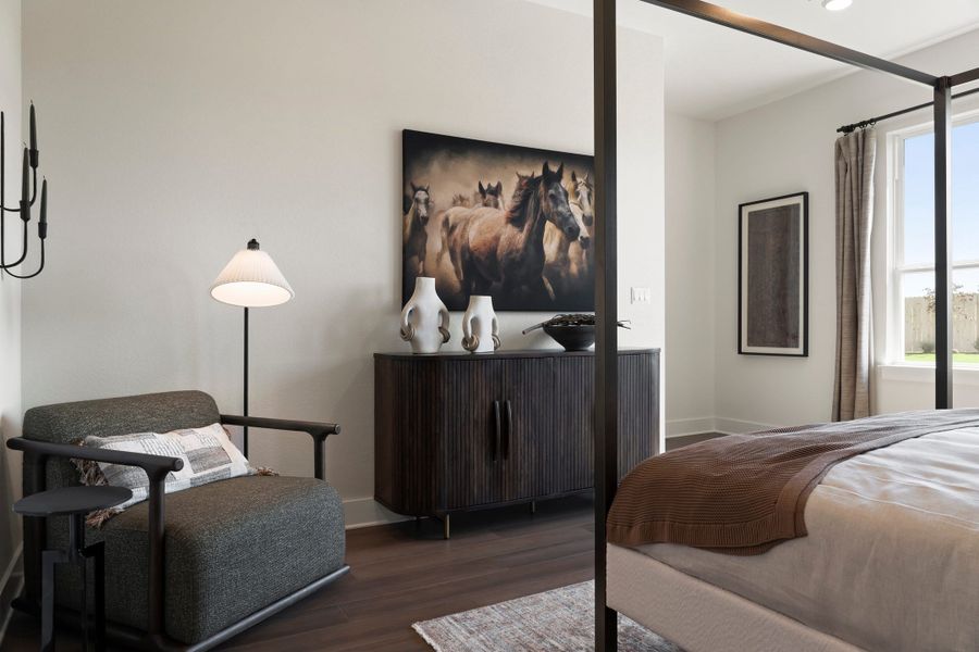 Furnished interior view inside a new home in Lagos Reserve, Manor (Image 42).