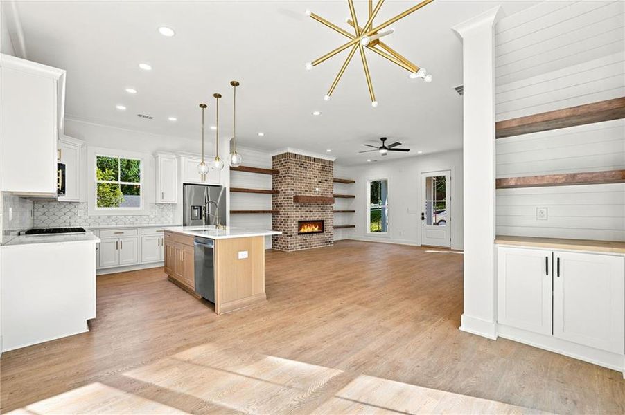 Furnished interior view inside a new home in , Ball Ground (Image 10).