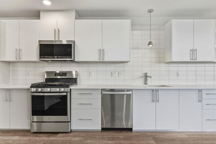 Furnished interior view inside a new home in , Austin (Image 4). Furnished interior view inside a new home in , Austin (Image 4).
