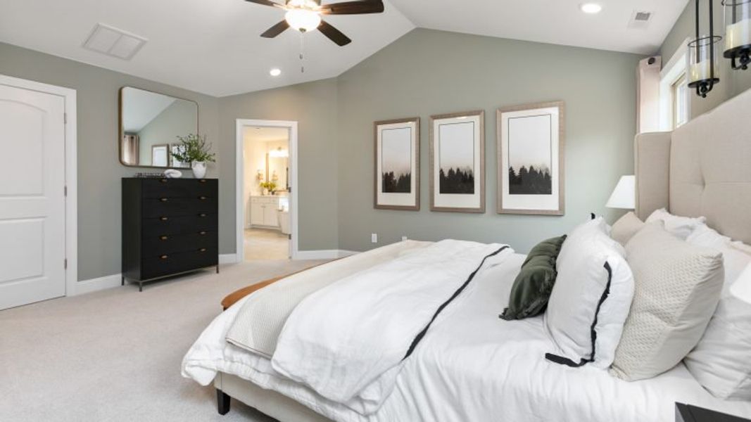 Furnished interior view inside a new home in Preserve at Carriage Cove, Oak Ridge (Image 44).