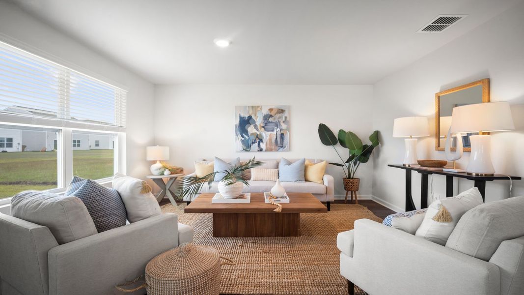Furnished interior view inside a new home in The Groves at Bees Creek, Ridgeland (Image 13).