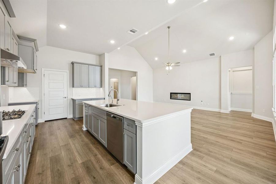 Furnished interior view inside a new home in Silo Mills, Joshua (Image 6).