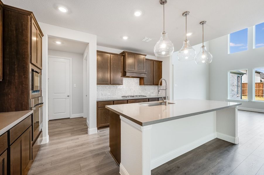 Representative furnished interior of a home built from the Amber by Taylor Morrison in Highland Lakes 60s, McKinney (Image 4). Representative furnished interior of a home built from the Amber by Taylor Morrison in Highland Lakes 60s, McKinney (Image 4).