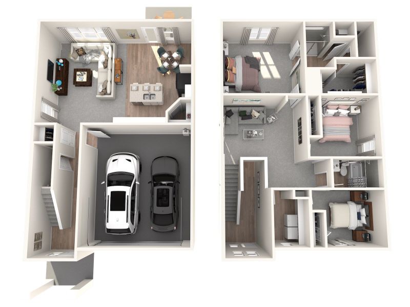 2D floor plan layout for the The Lassen (370) by Meritage Homes in MorningStar - Americana Collection, Georgetown, TX (Image 4). 2D floor plan layout for the The Lassen (370) by Meritage Homes in MorningStar - Americana Collection, Georgetown, TX (Image 4).