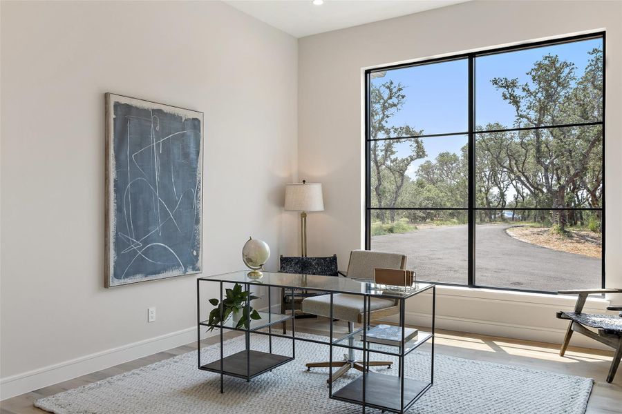 Furnished interior view inside a new home in , Johnson City (Image 6). Furnished interior view inside a new home in , Johnson City (Image 6).
