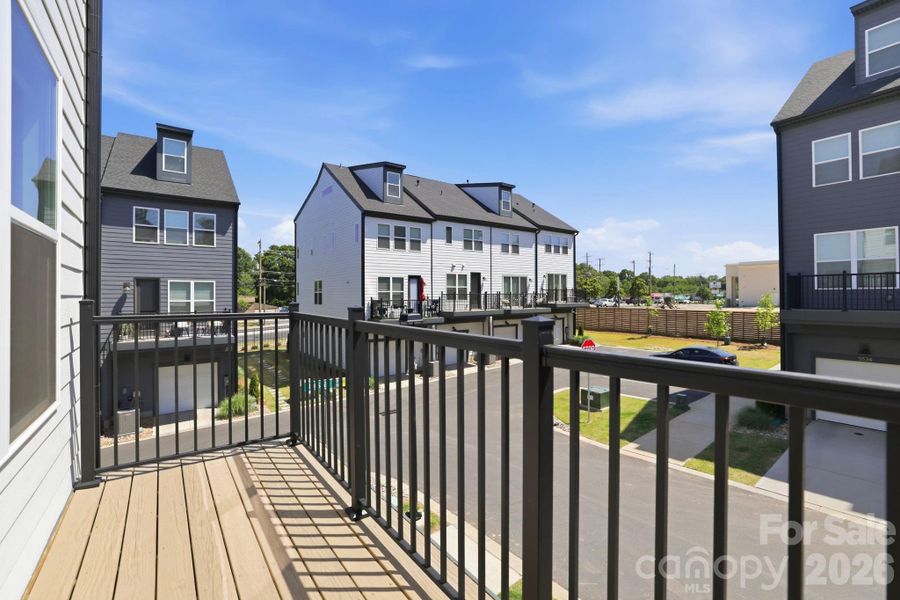 Exterior details and patio area of a home in , Charlotte (Image 27).