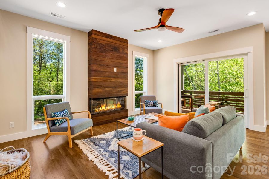 Furnished interior view inside a new home in , Black Mountain (Image 19).