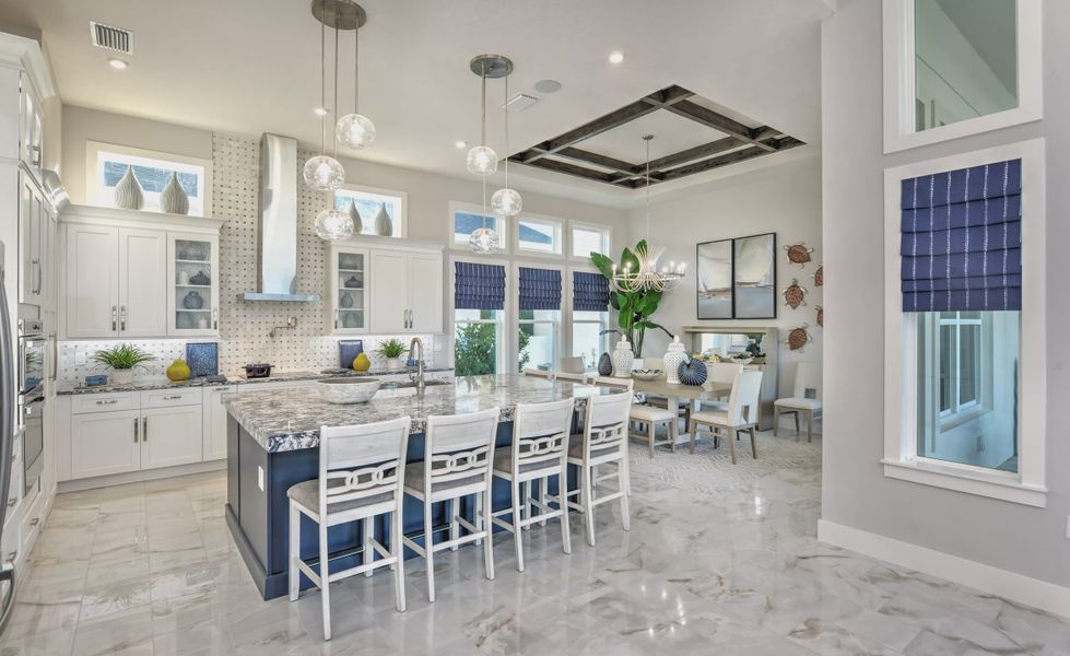Furnished interior view inside a new home in Laureate Park, Orlando (Image 5).