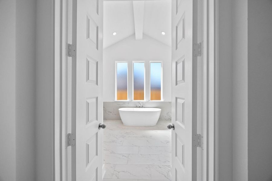 Furnished interior view inside a new home in Parmer Ranch, Georgetown (Image 7).