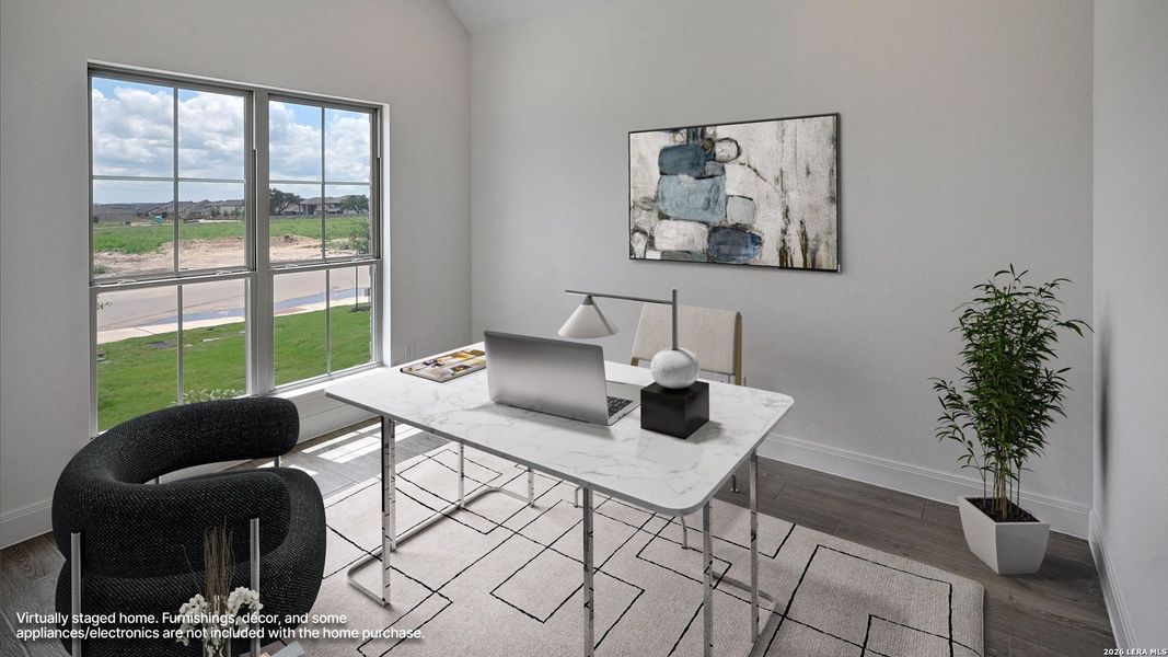 Furnished interior view inside a new home in Kallison Ranch, San Antonio (Image 8).