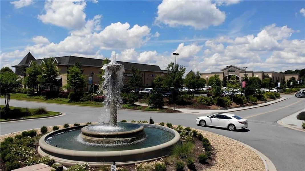 Just down the road is amazing shopping and restaurants at Peachtree City Center