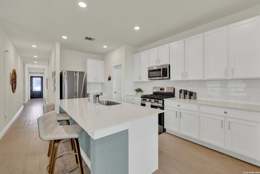 Furnished interior view inside a new home in Parkside, New Braunfels (Image 15).