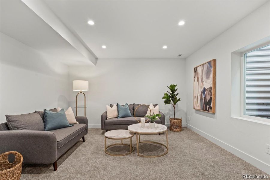 Furnished interior view inside a new home in , Denver (Image 21). Furnished interior view inside a new home in , Denver (Image 21).