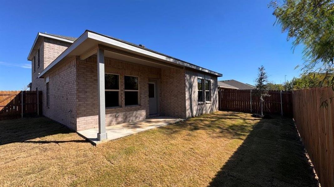 Patio - All Home and community information, including pricing, included features, terms, availability and amenities, are subject to change at any time without notice or obligation. All Drawings, pictures, photographs, video, square footages, floor plans, elevations, features, colors and sizes are approximate for illustration purposes only and will vary from the homes as built.