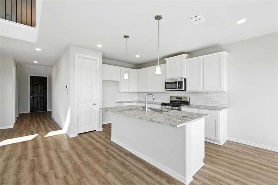 Furnished interior view inside a new home in Pebblebrook, Sherman (Image 10).