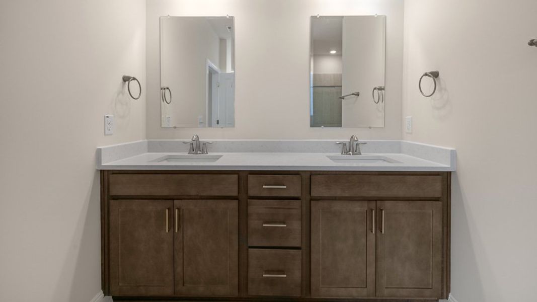 Representative furnished interior of a home built from the Hartwell by D.R. Horton in Kalas Falls, Wake Forest (Image 8).