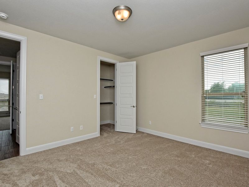 Representative unfurnished interior of a home built from the San Simeon I by Giddens Homes in Clearwater Ranch, Liberty Hill (Image 489).