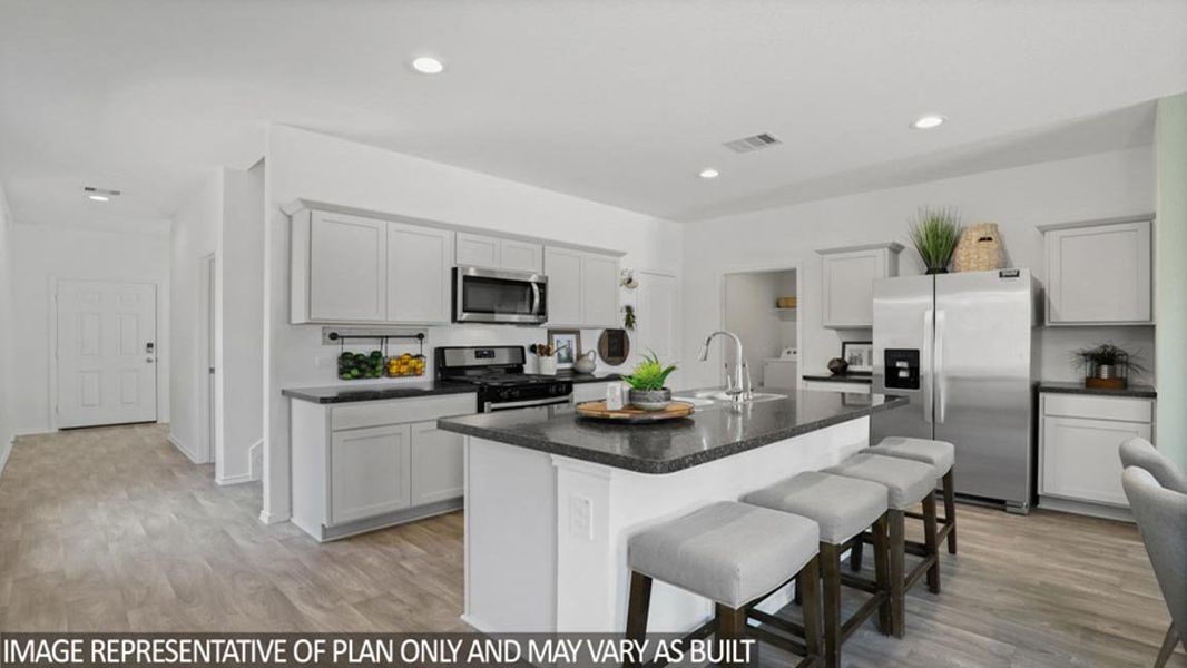 Furnished interior view inside a new home in Venetian Pines, Conroe (Image 6).