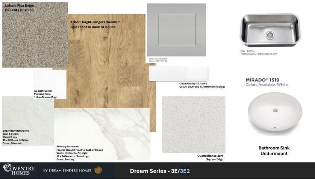 Sample of building materials used in homes in Westridge Cove, Conroe (Image 3). Sample of building materials used in homes in Westridge Cove, Conroe (Image 3).