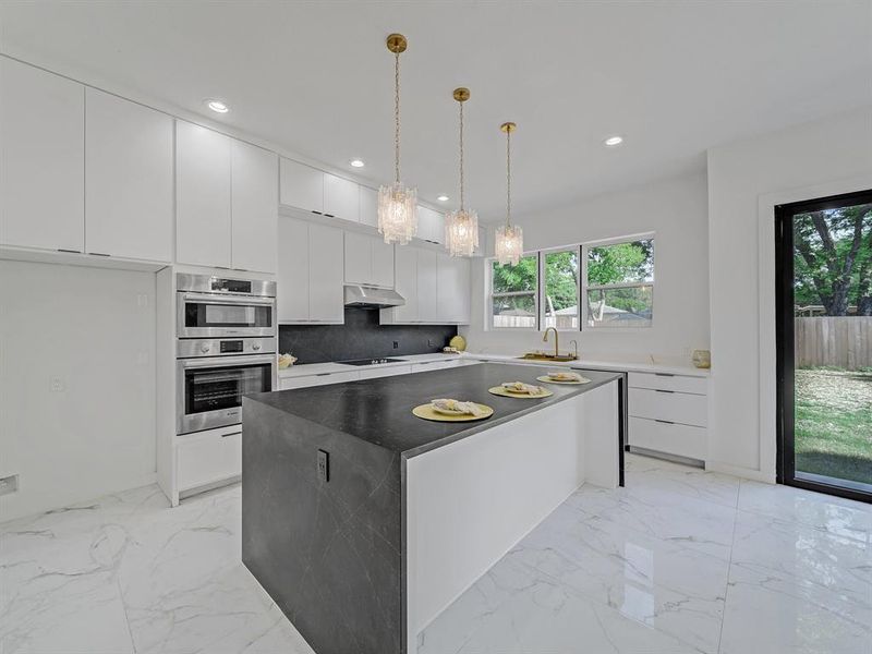 Furnished interior view inside a new home in , Dallas (Image 9).