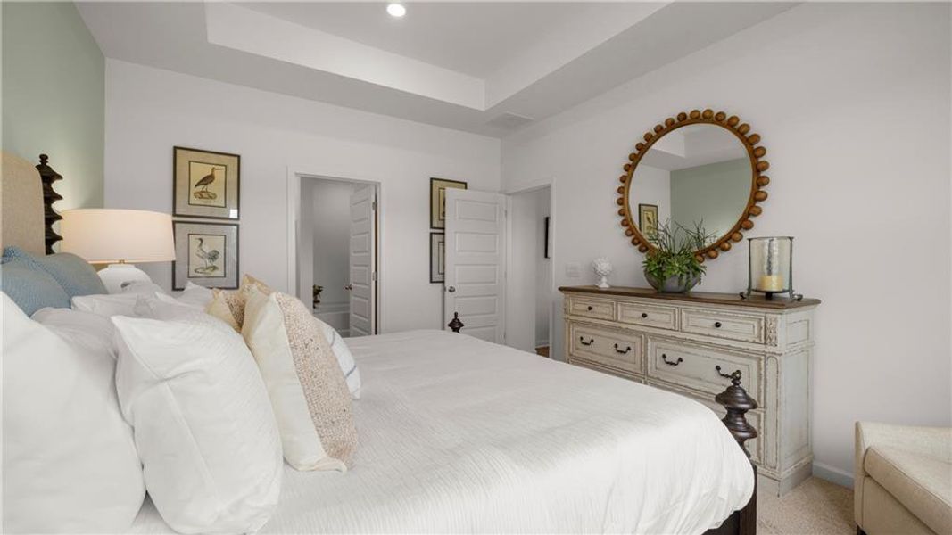 Furnished interior view inside a new home in Fox Crossing, Griffin (Image 13).