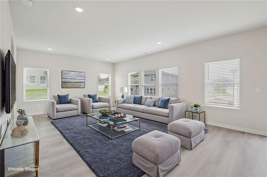 Furnished interior view inside a new home in Northwoods at Mirror Lake, Villa Rica (Image 6).