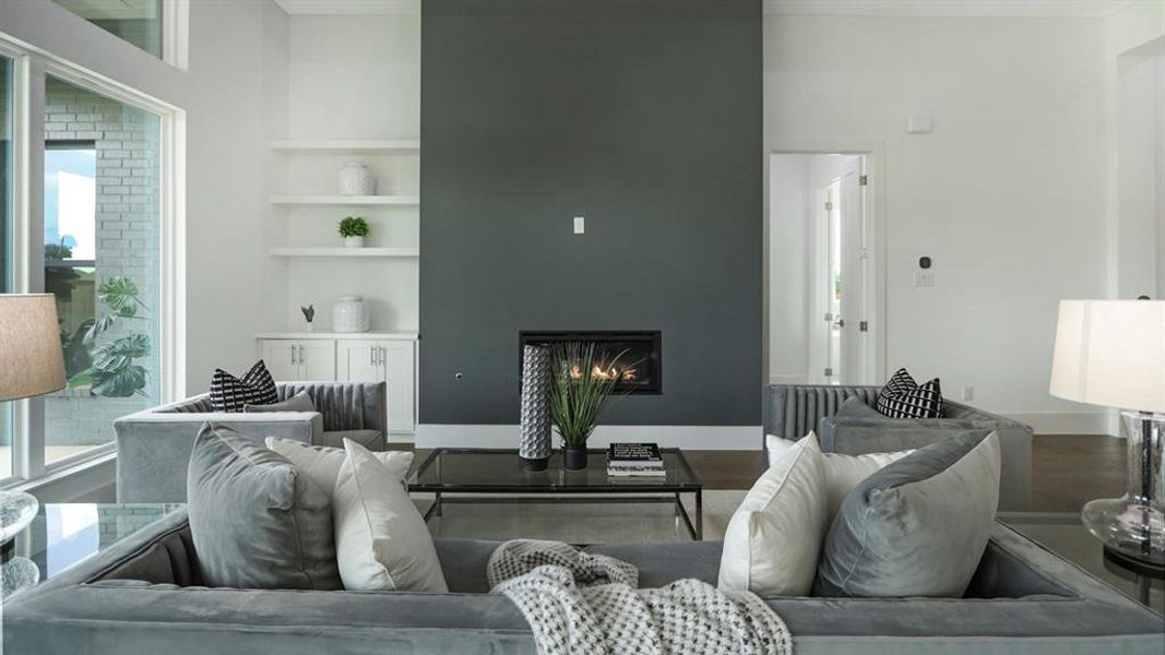 Furnished interior view inside a new home in Rio Vista at Kelly Ranch, Aledo (Image 23).