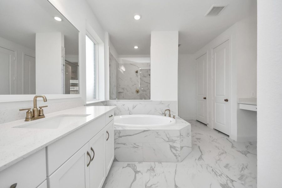 Furnished interior view inside a new home in ARTAVIA, Conroe (Image 5).