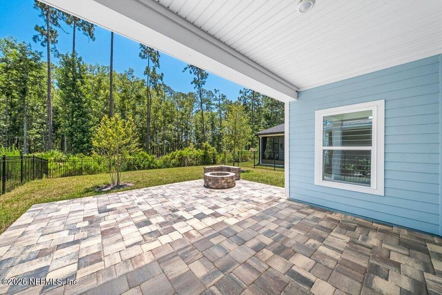 Exterior details and patio area of a home in TrailMark, St. Augustine (Image 4). Exterior details and patio area of a home in TrailMark, St. Augustine (Image 4).
