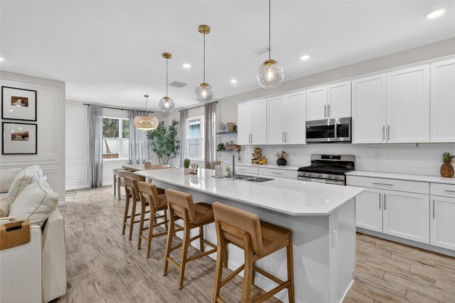 Furnished interior view inside a new home in Summerbrooke, Mount Dora (Image 7).