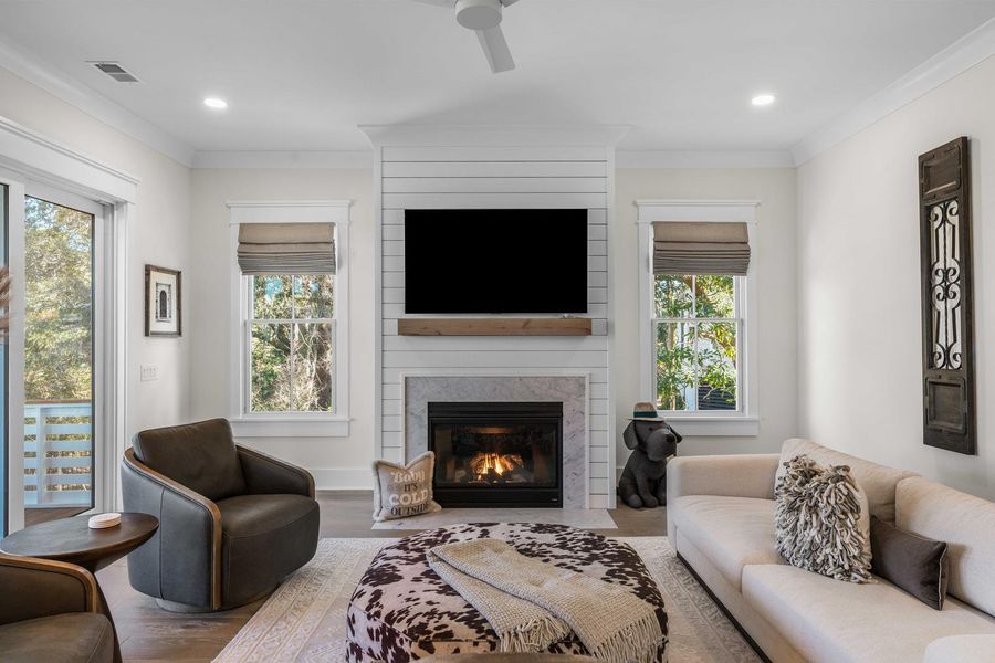 Furnished interior view inside a new home in , Johns Island (Image 17).